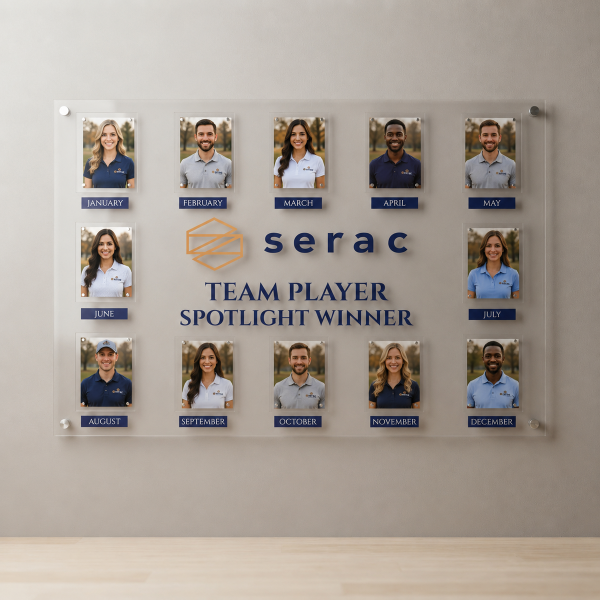 36”x48” Custom Acrylic Recognition Board
