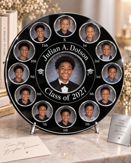 Personalized School Years Photo Frame | Kindergarten to Senior Graduation Keepsake