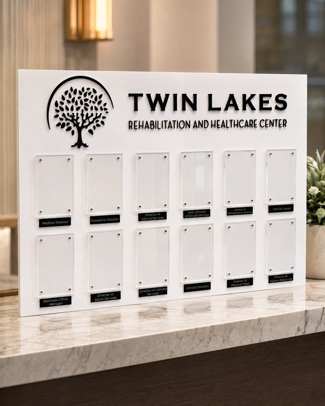 36”x48” Custom Acrylic Recognition Board