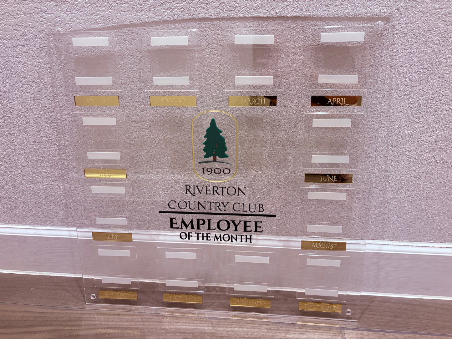 Custom 24x24 Employee of the Month Recognition Board | Employee Directory with Photos (Copy)